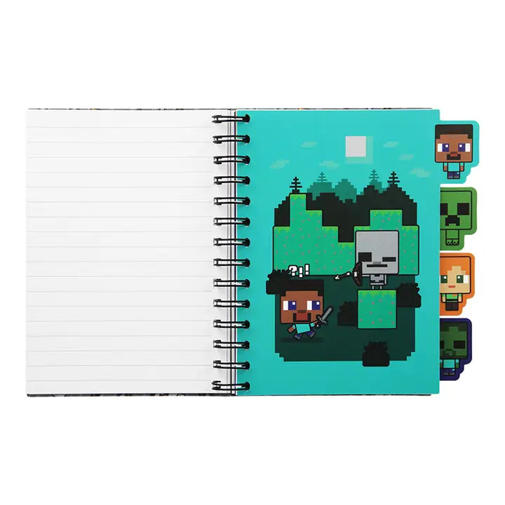 Example Minecraft Notebook Minecraft Notebook with Dividers – Ida Red