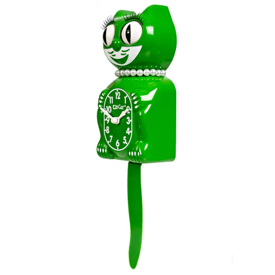 Classic Green Lady Kit Cat Klock