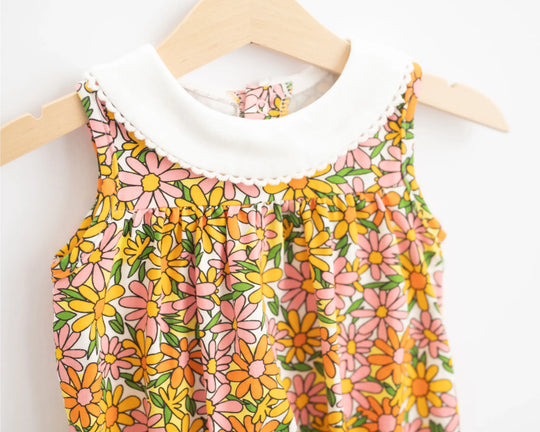 Sunshine Daisy Baby Girl Romper