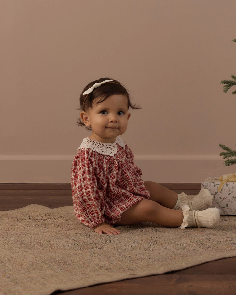 Rylee + Cru - Vintage Plaid Heidi Romper