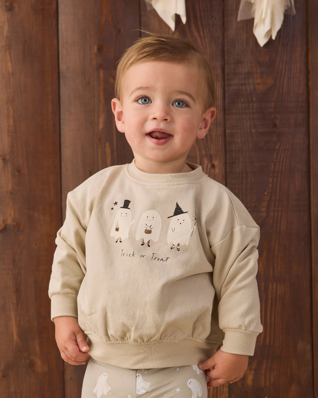 Quincy Mae - Trick or Treat Relaxed Fleece Sweatshirt