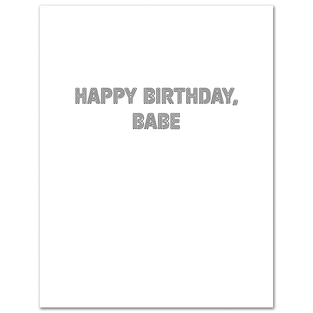 Cher Turn Back Time Birthday Card