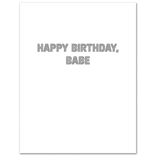 Cher Turn Back Time Birthday Card