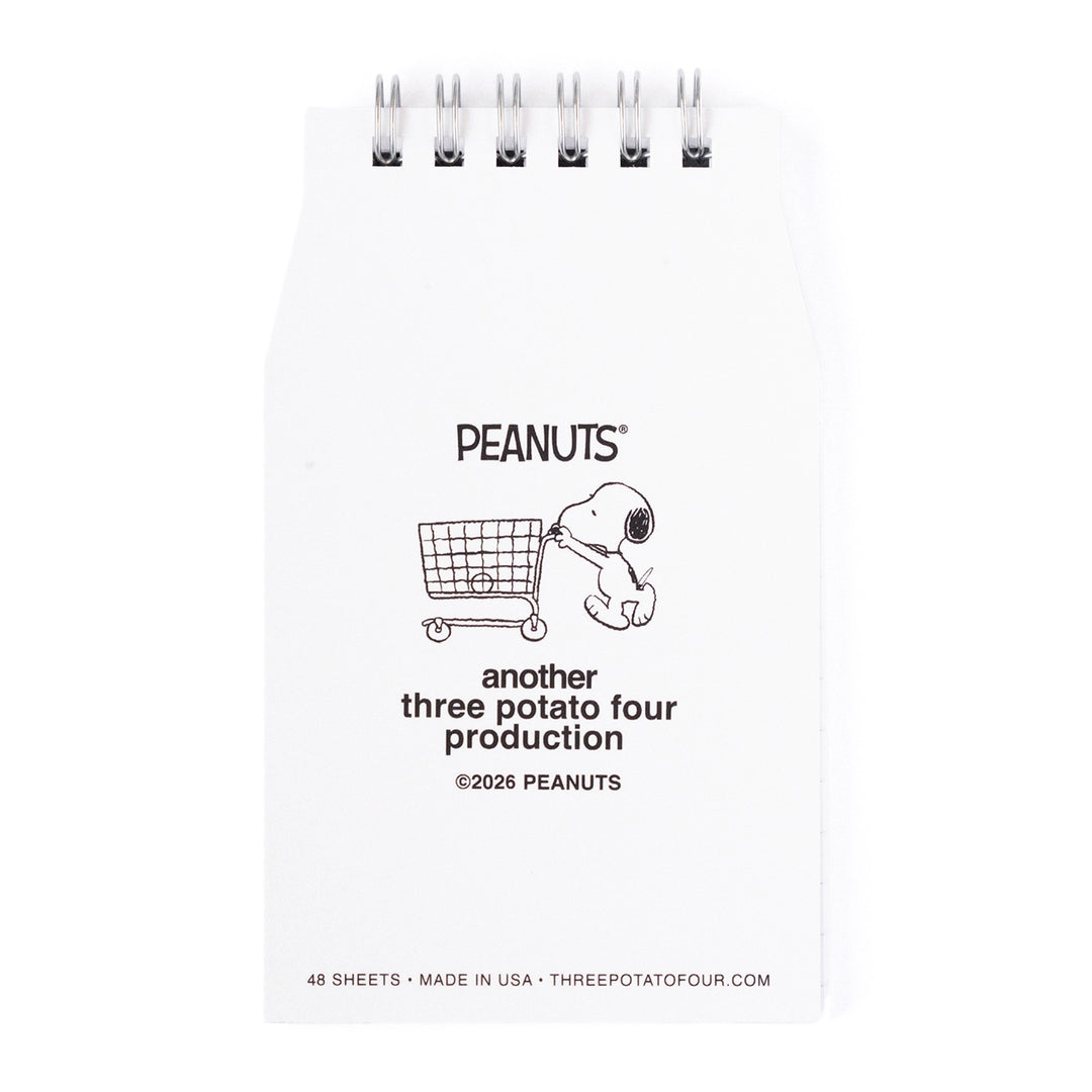 Snoopy Orange Juice Mini Notebook