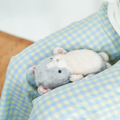 Cat Mugyuuus Weighted Stuffed Animal Cuddle Toy
