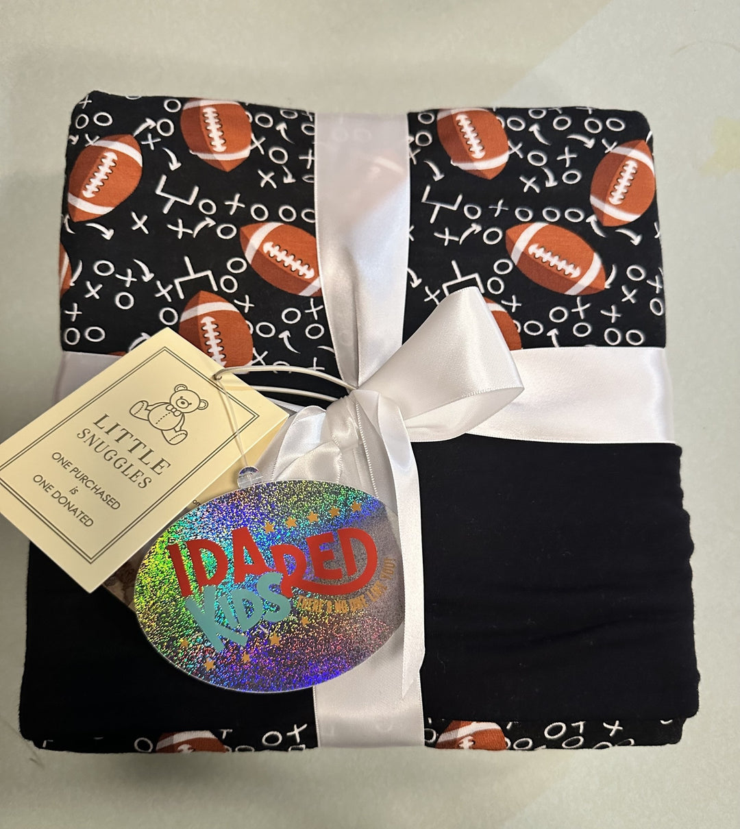 Medium Charlie's Project Football -  Bamboo  Blanket
