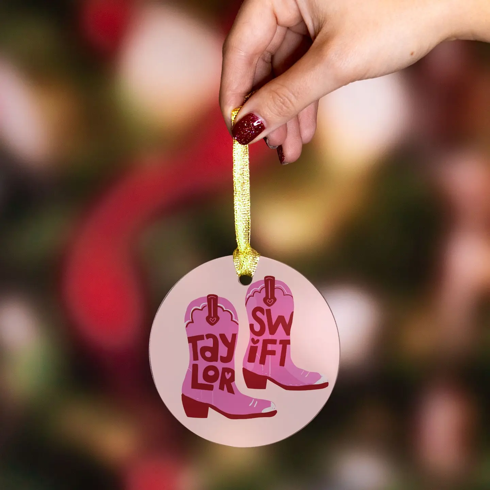 Taylor Swift Boot Ornament