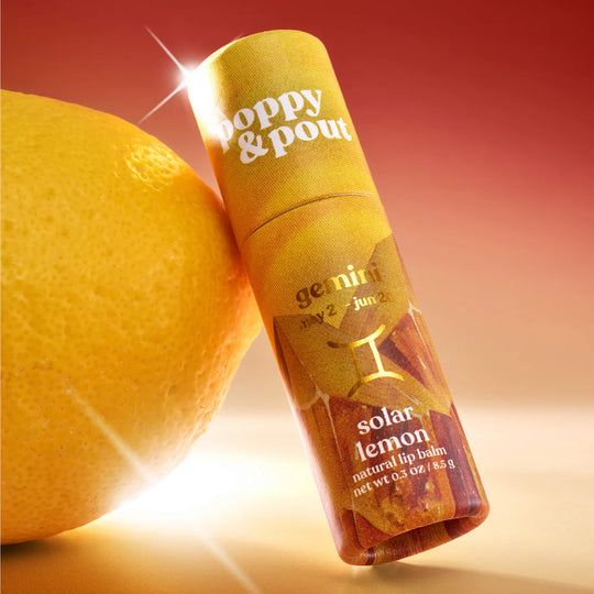 Gemini Zodiac Lip Balm - Solar Lemon