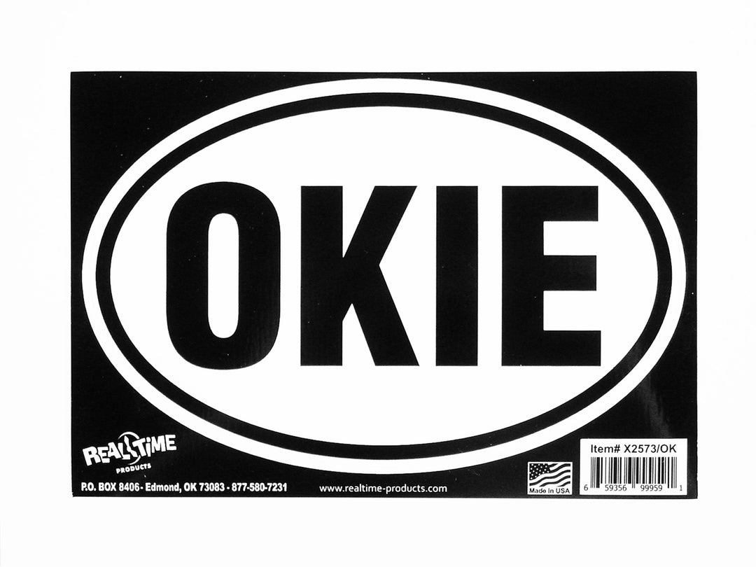 OK "OKIE" Oval Decal Sticker