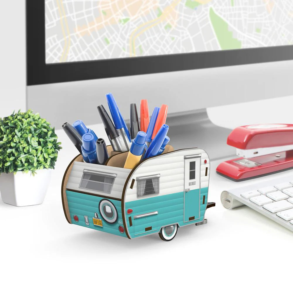 Happy Camper Pencil Holder