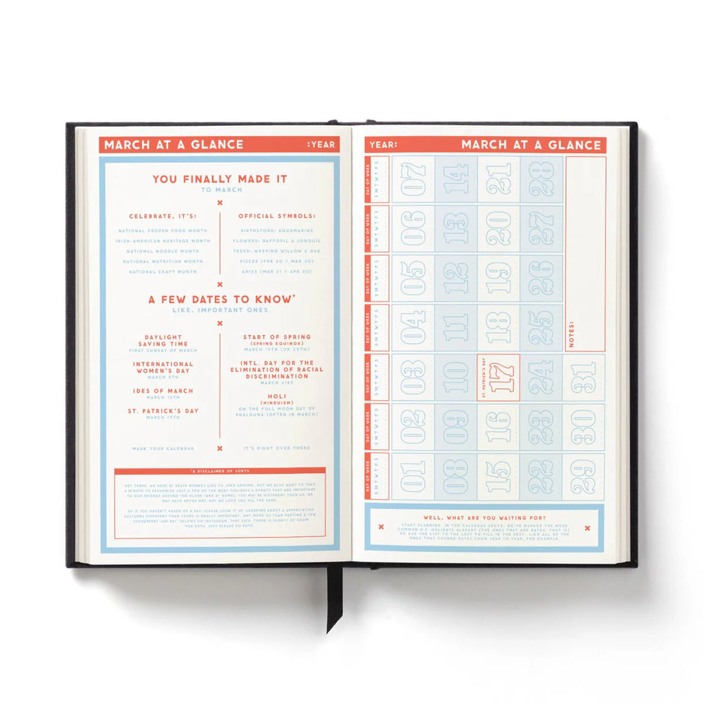 Hidden Agenda Undated Planner