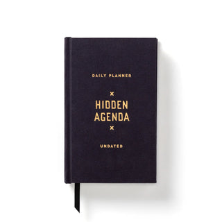 Hidden Agenda Undated Planner