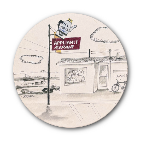 H.L Moss Appliance Repair Coaster