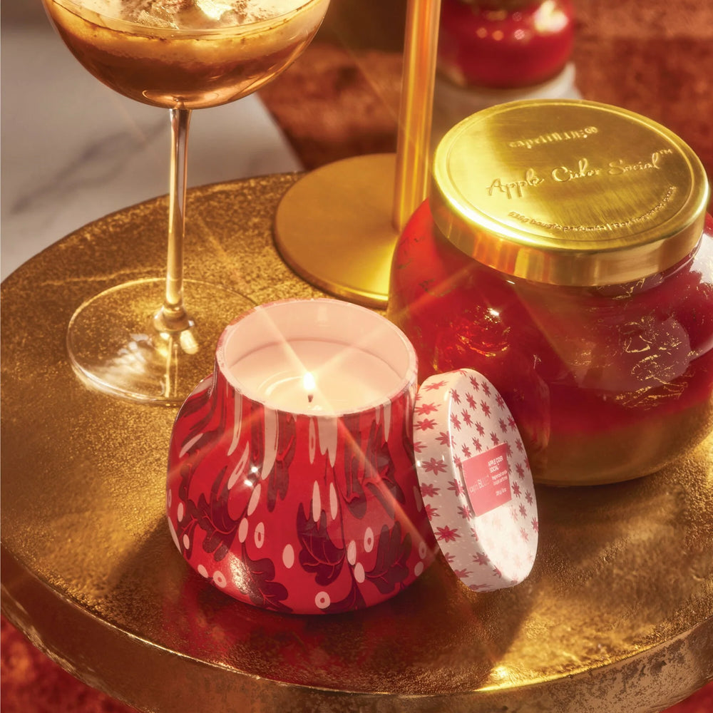 Capri Blue - Petite Pattern Play Apple Cider Social Candle 8 oz.