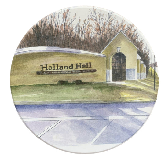 Holland Hall School coaster featuring classic design – Tulsa, Oklahoma alumni or graduation gift
