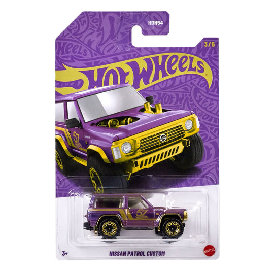 Hot Wheels Pearl & Chrome Nissan Patrol Custom SUV collectible die-cast car