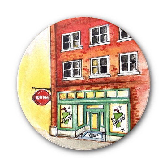 Ida Red on Main Street Coaster