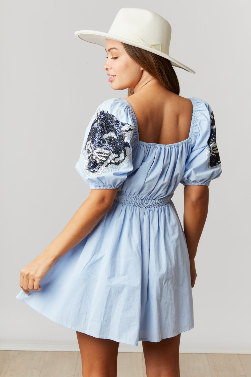 Tiger Patch Skater Mini Dress