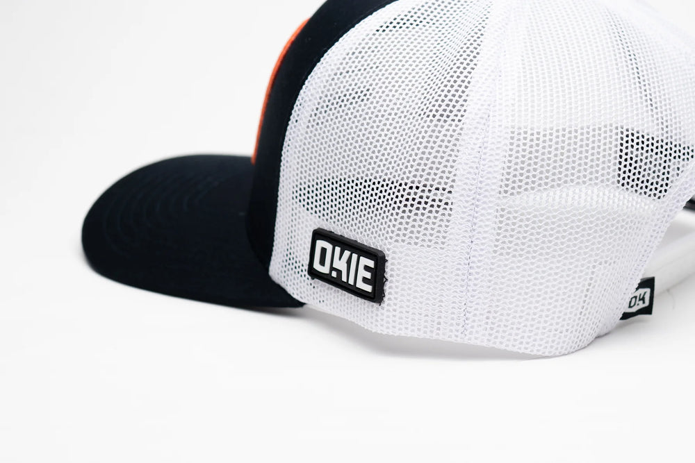 The Okie Brand Grand Lake Navy and White Hat