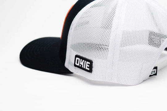The Okie Brand Grand Lake Navy and White Hat