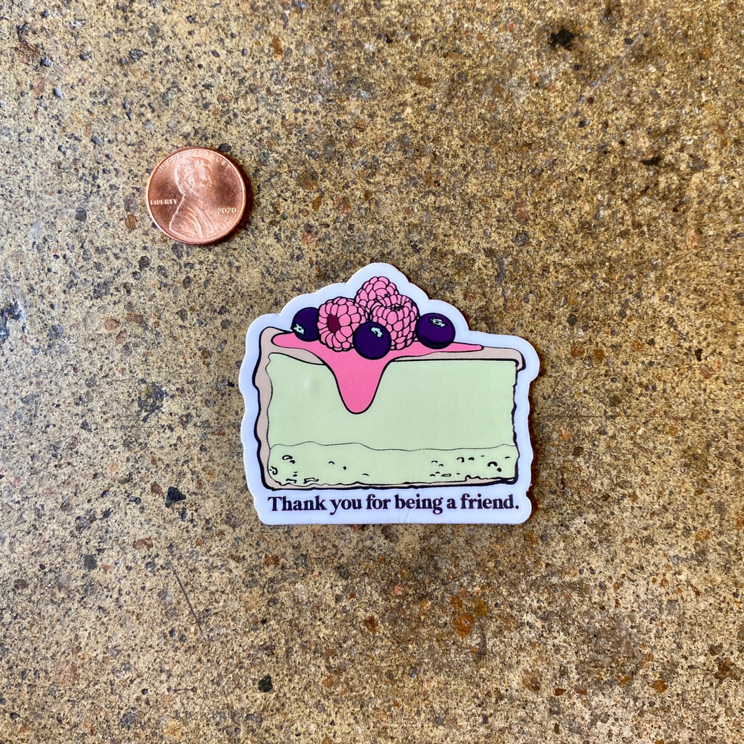 Cheesecake Friend Sticker