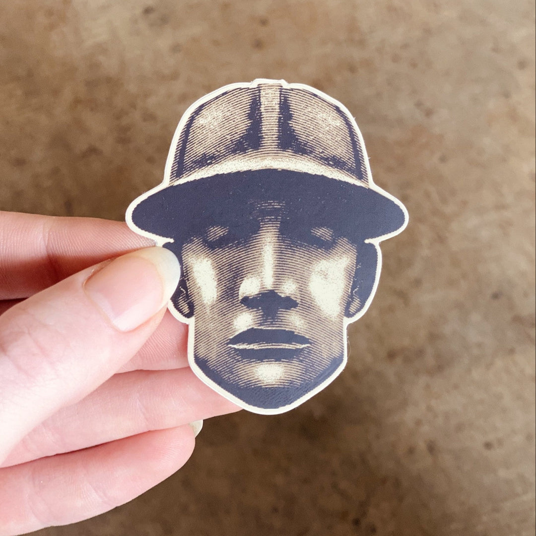 Driller Head Matte Sticker – Ida Red