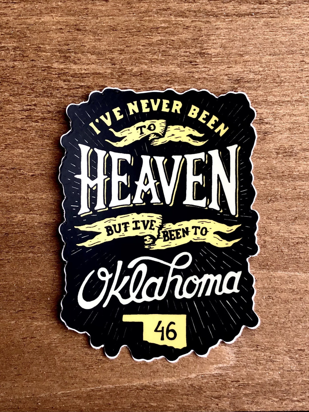 Heaven Oklahoma Sticker