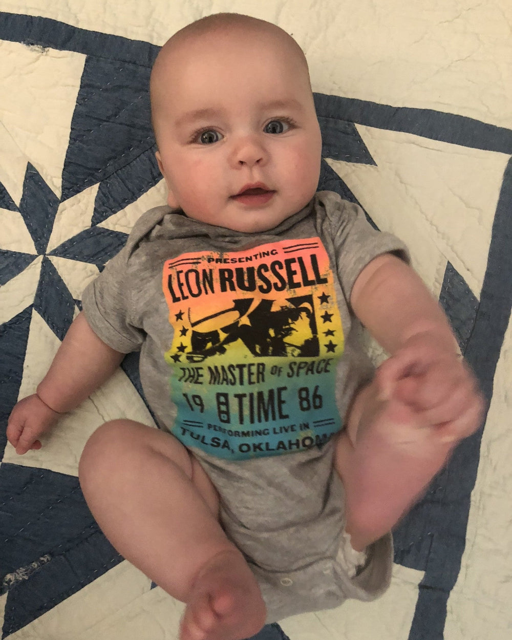 Leon Russell Flyer Onesie