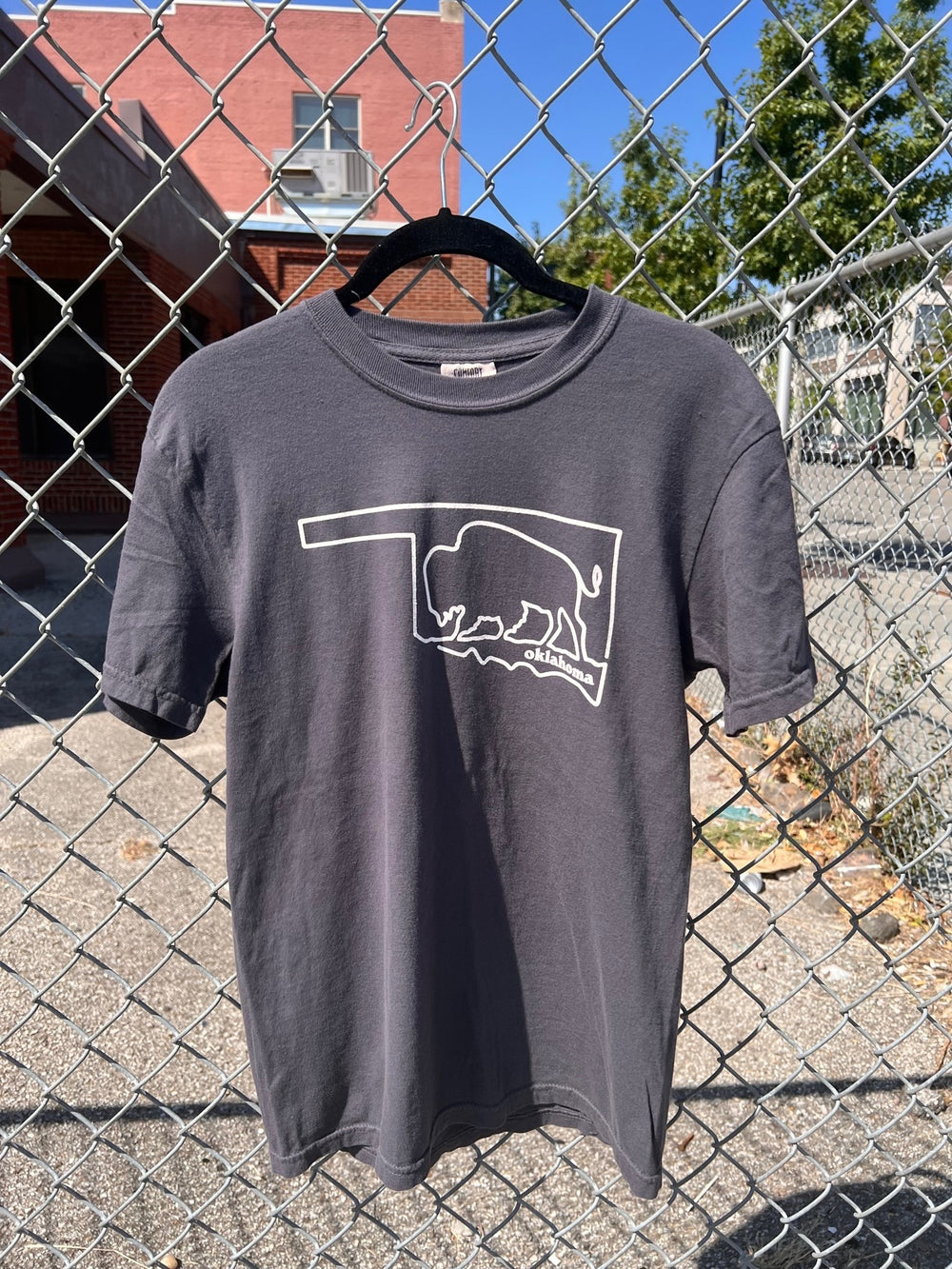 Bison Oklahoma Outline Tshirt