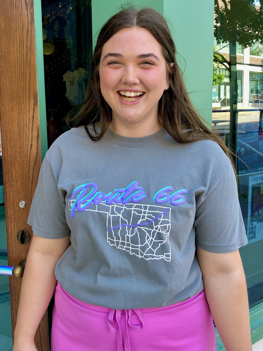 Route 66 Puffy Tshirt