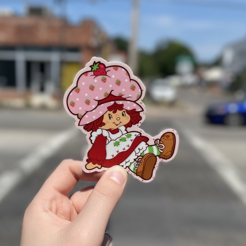Strawberry Girl Sticker