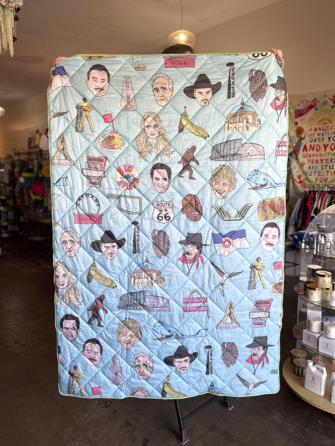 Tulsa Icons Puffy Blanket