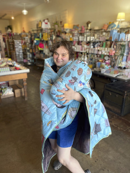 Tulsa Icons Puffy Blanket