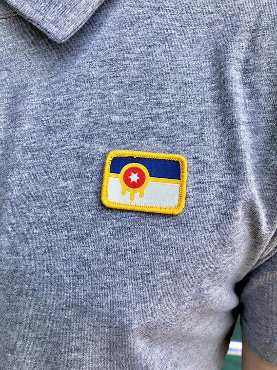 Tulsa Flag Polo Shirt