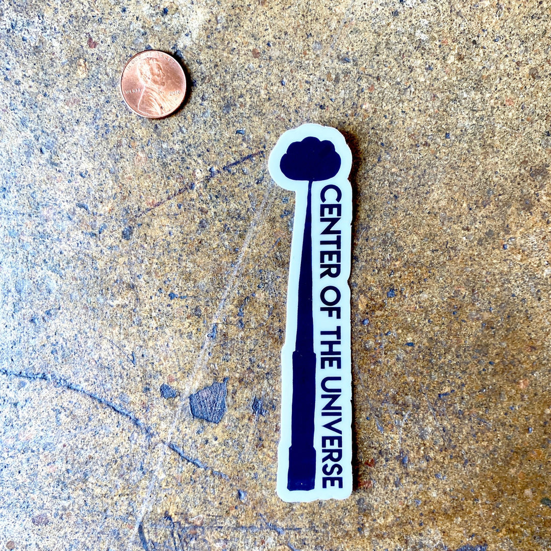 Center Of The Universe Sticker