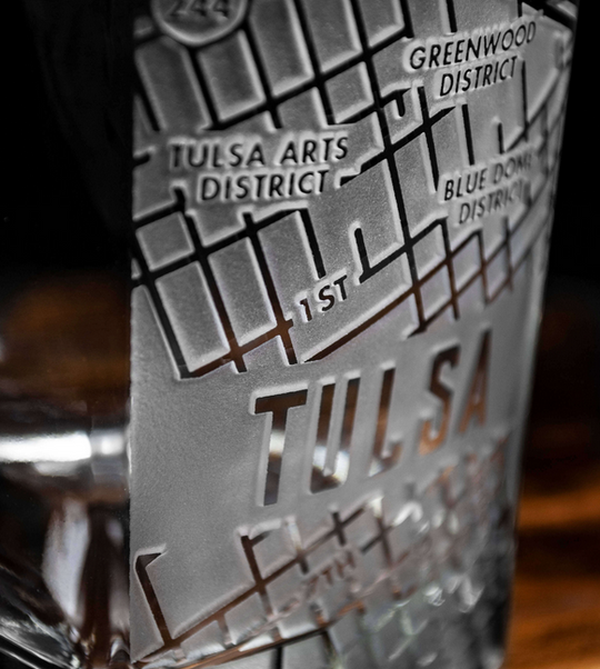 Rocks Glass Tulsa Map