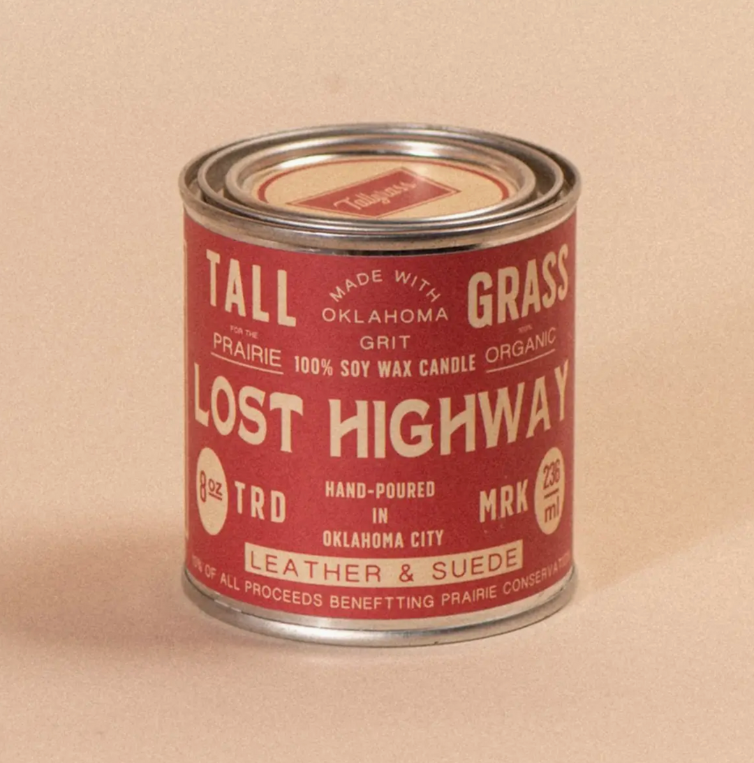 Lost Highway Leather Suede  Candle