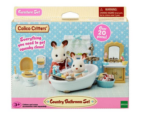 Calico Critters - Country Bathroom Set