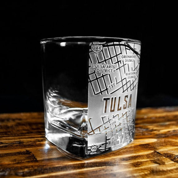 Rocks Glass Tulsa Map