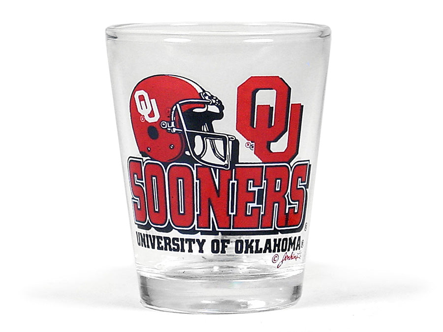 OU Helmet Shot Glass