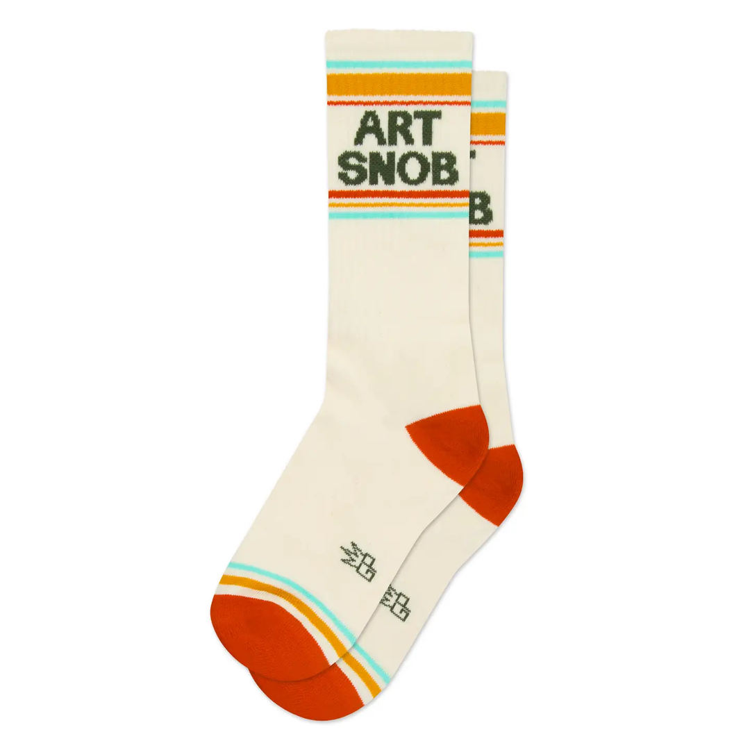 Art Snob Gym Crew Socks