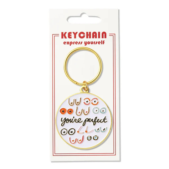 Boobs You're Perfect Keychain