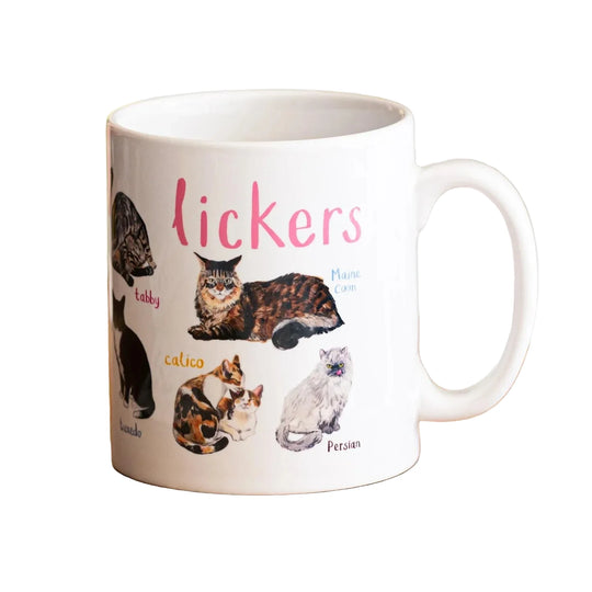 Lickers Ceramic Cat Mug