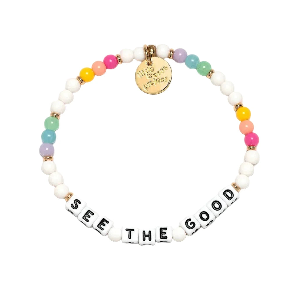 See The Good Super Cool bracelet S/M inspirational word bracelet