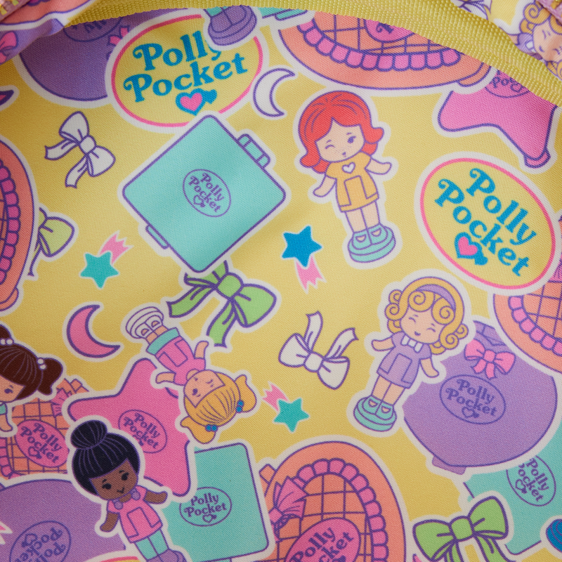 all saints polly mini backpack Loungefly Polly Pocket Flower Compact Mini-Backpack