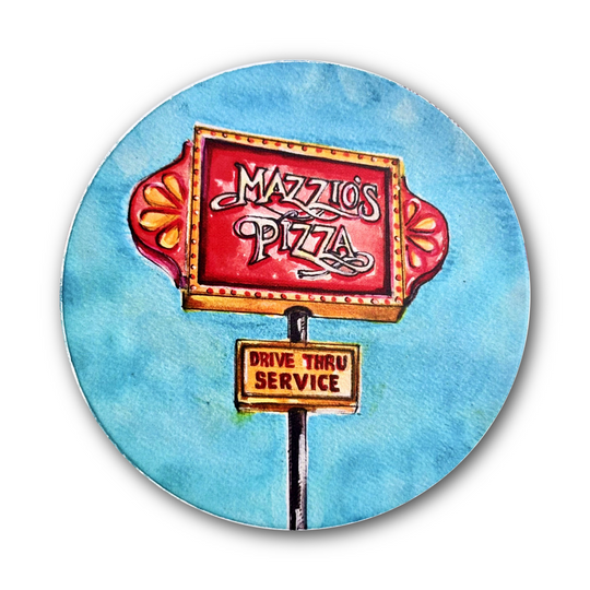 Mazzio's Pizza Coaster