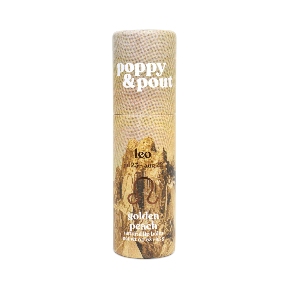 Leo Zodiac Lip Balm - Golden Peach