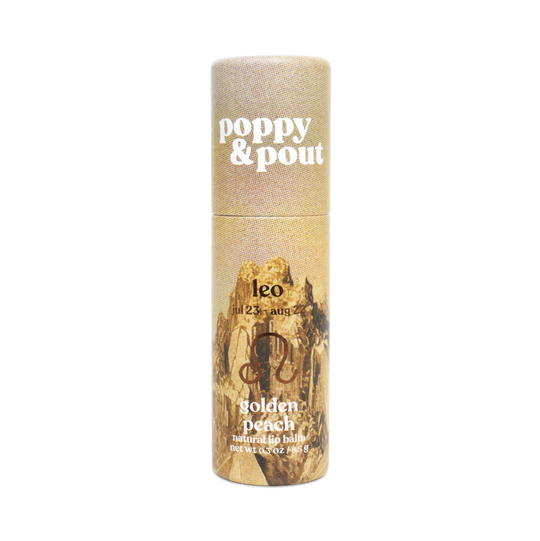 Leo Zodiac Lip Balm - Golden Peach