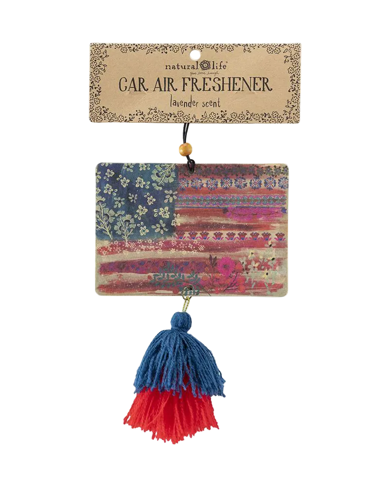 American Flag Car Air Freshener