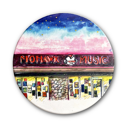 Mohawk Music Coaster